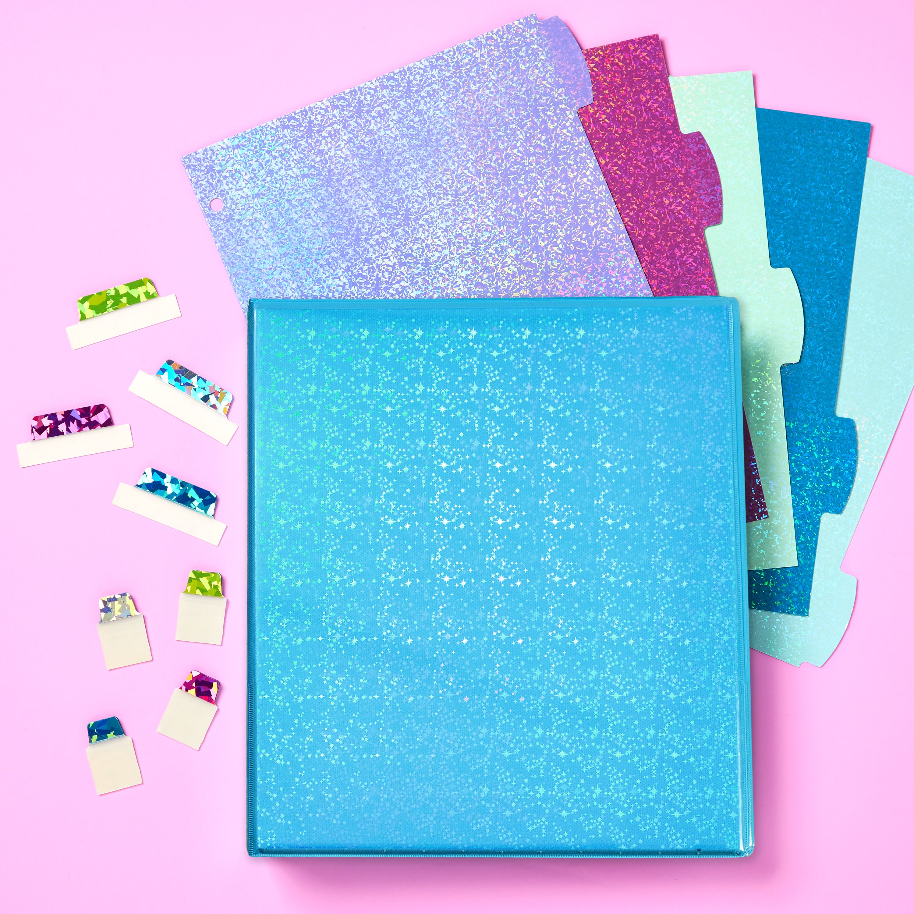 Avery® Holographic Big Tab Fashion Dividers for 3 Ring